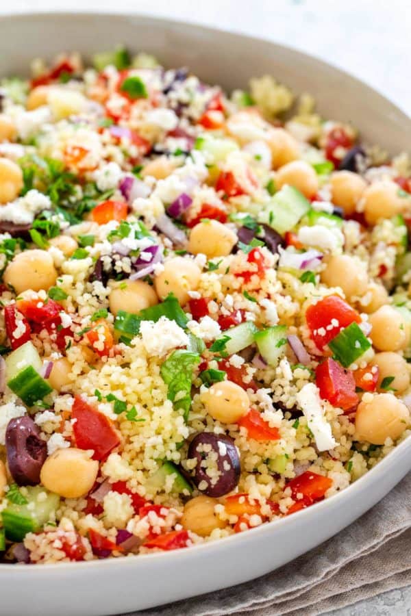 Quick Couscous Chickpea Salad